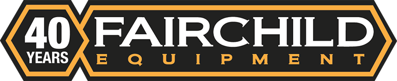 Fairchild Equipment 40th Anniversary logo.