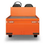 Back end of Motrec MC-480 Burden Carrier.