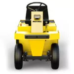 Front of yellow Motrec MP-250 Personnel Carrier.