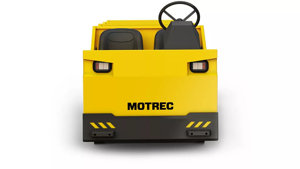 Front of Motrec MP-500 personnel carrier.