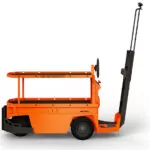 Side of Motrec MS-260 Stock Chaser with attachment.