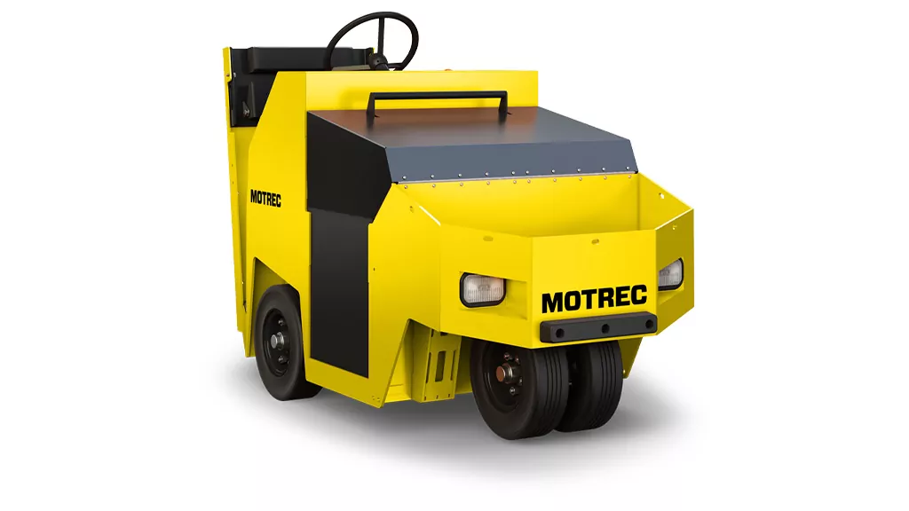 Motrec MT-210 Tow Tractor front angle.