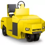 Front angle of Motrec MT-310 Tow Tractor.