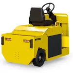 Back angle of Motrec MT-340 Tow Tractor.