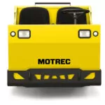 Front of Motrec MT-440 Tow Tractor vehicle.