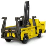 Back angle of Motrec MX-480 Crane Truck.