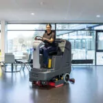 Advance SC4000 scrubber cleaning facility room.