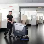 Advance SC500 and operator cleaning indoor buisness.