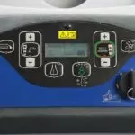 Advance SC750 scrubber, control panel.