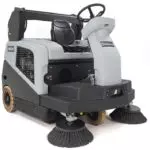 Advance SW5500 ride-on sweeper.