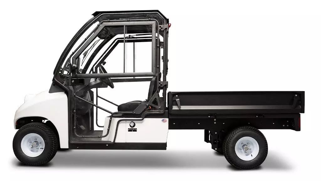 Columbia Utilitruck side view with cab.