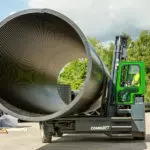 Combilift c-series forklift steel industry.