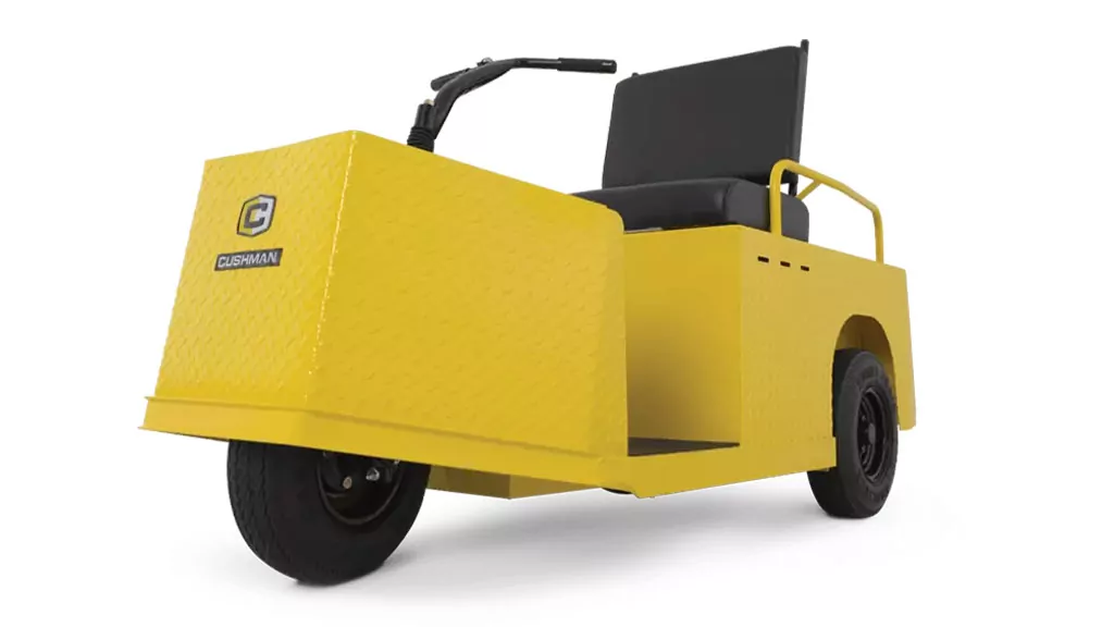 Cushman Minute Miser burden carrier utility vehicle.