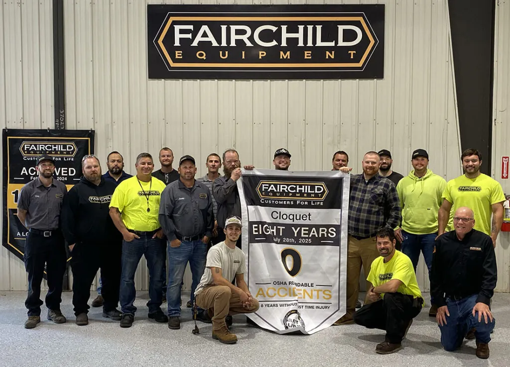 Fairchild Equipment's Cloquet, MN team.