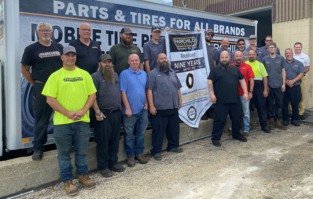 The team at Fairchild Equipment's Rockford, IL branch.