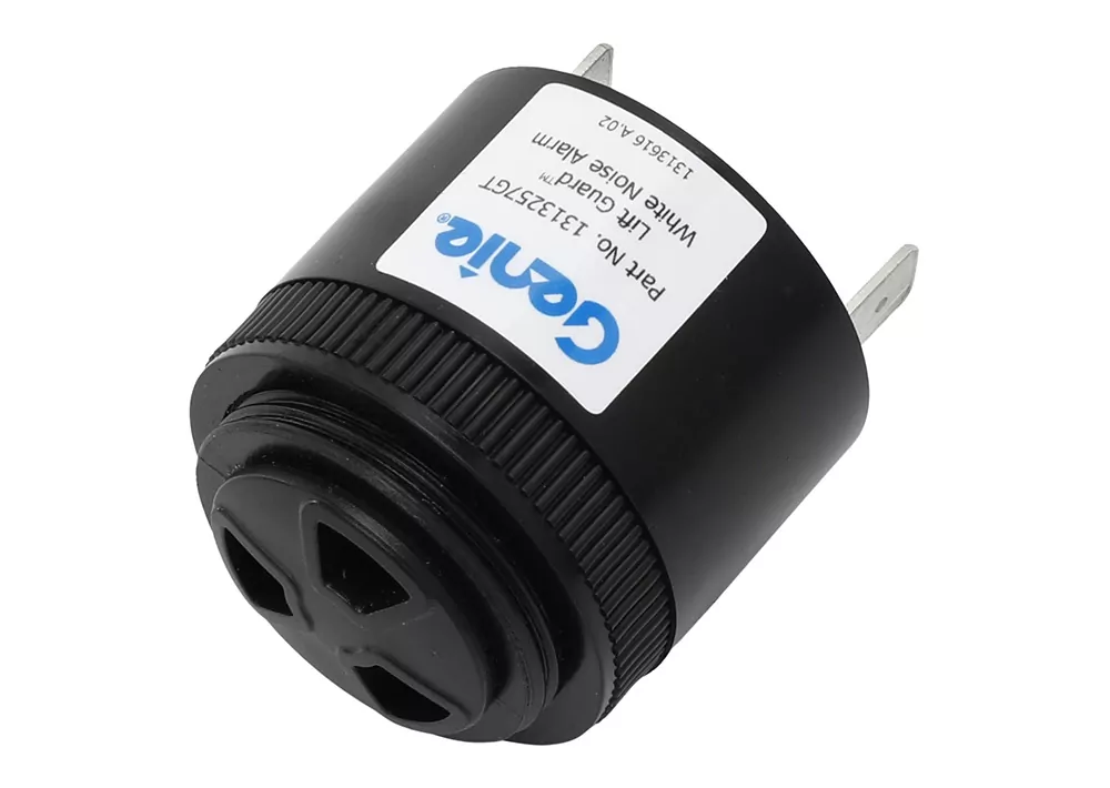 Genie Lift Guard white noise alarm.