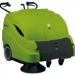 IPC Eagle 712 walk-behind vacuum sweeper.