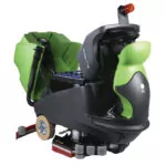 IPC Eagle CT160 rider scrubber with seat raised.