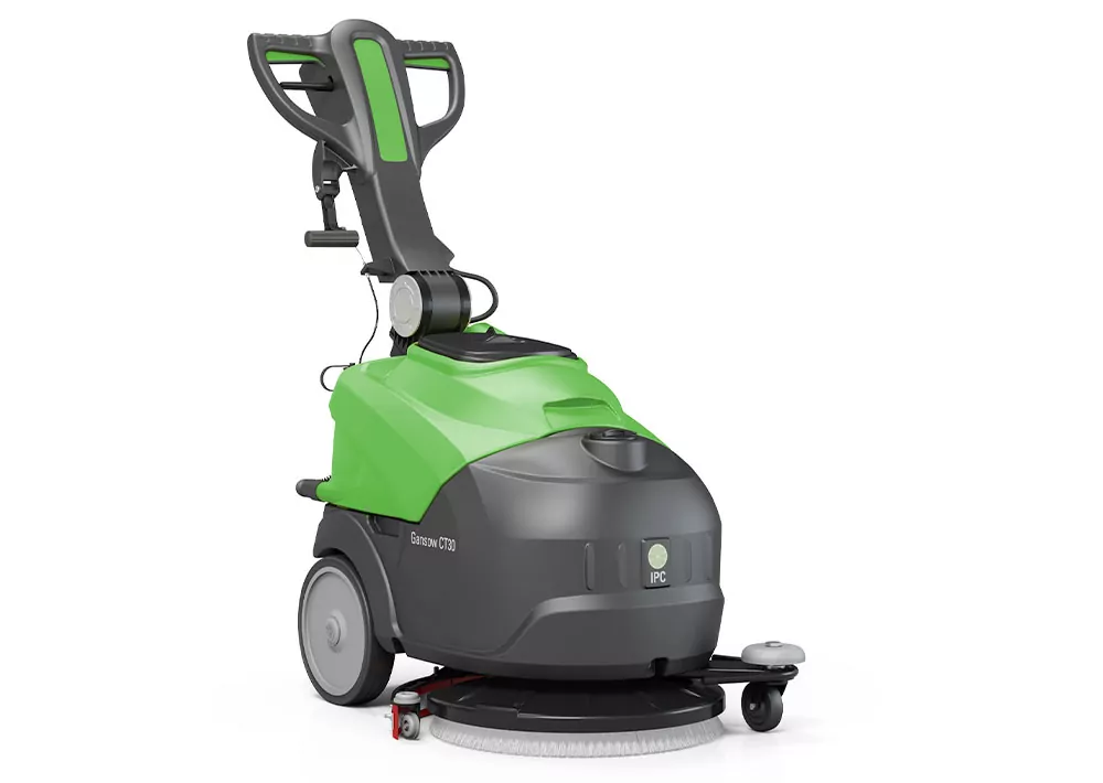 IPC Eagle CT30 walk-behind scrubber.