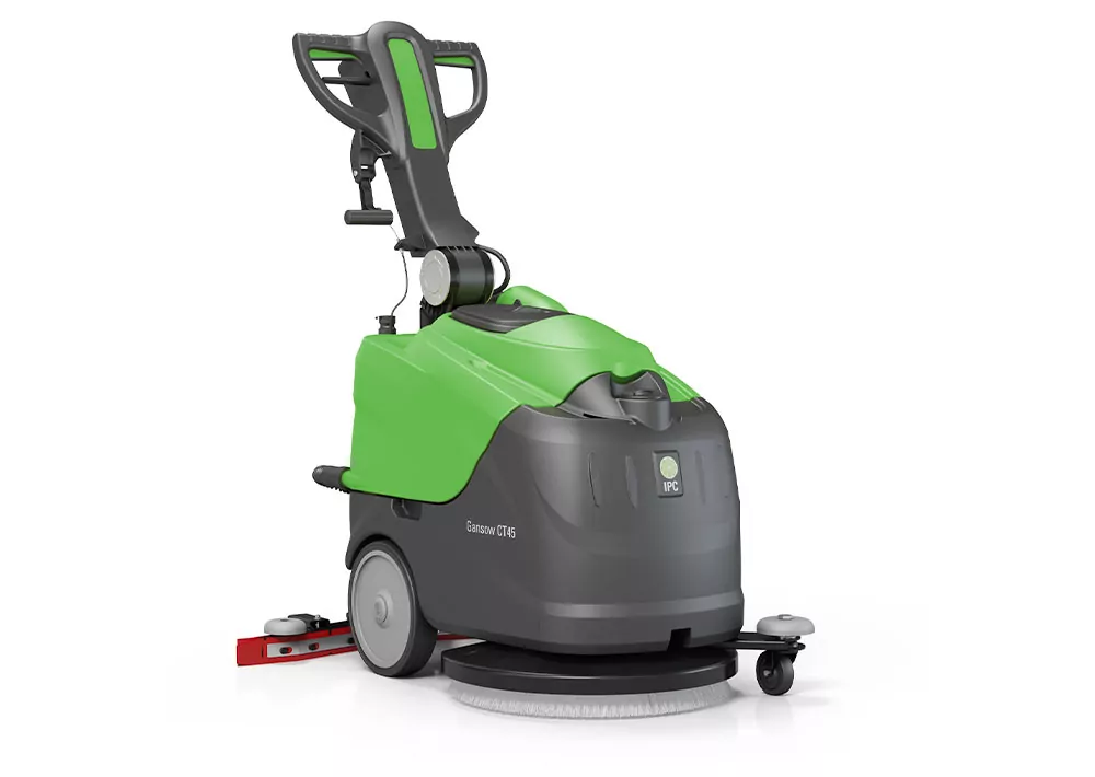 IPC Eagle CT45 walk-behind scrubber.