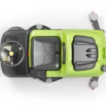 Top view of IPC Eagle CT80 rider scrubber.