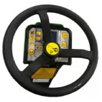 IPC Eagle CT80 rider scrubber steering wheel and controls.