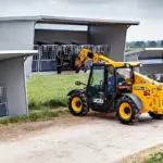JCB 525-60 Agri Telehandler working on a farm.