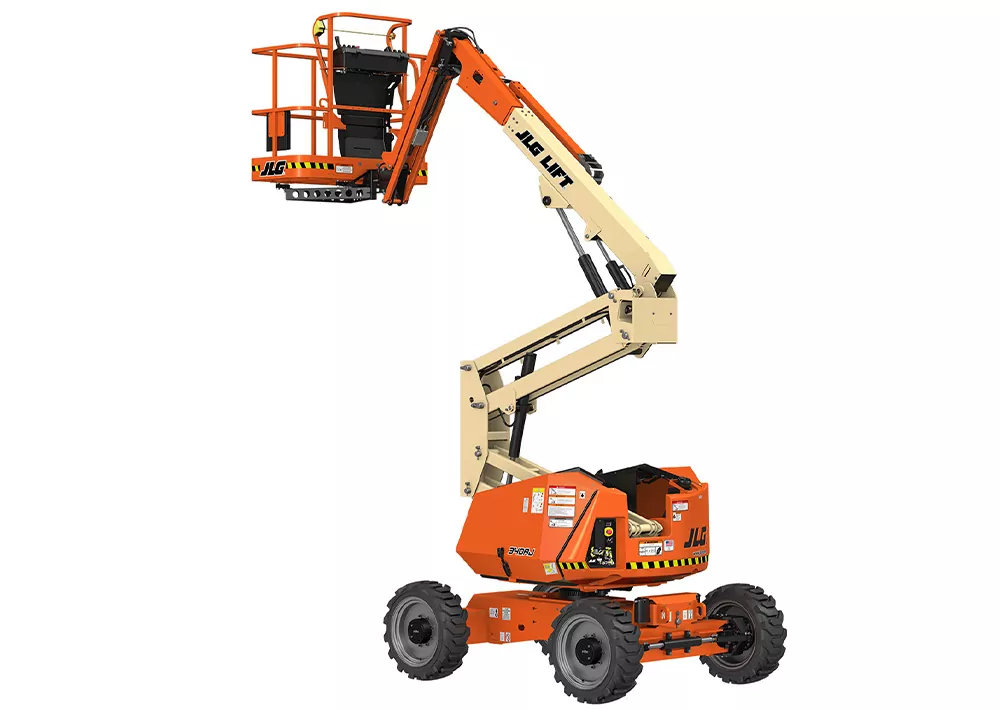 JLG 340AJ Articulating Boom Lift.