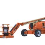 Front angle of JLG 600AJ HC3 boom lift.