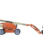 Side of JLG 600AJ HC3 articulating boom lift.