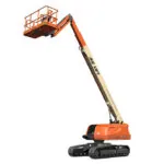 JLG 660SJC telescopic crawler boom lift.
