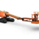 JLG 660SJC aerial boom lift.