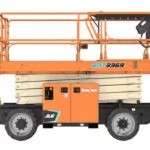 JLG ERT3369 stowed electric scissor lift.
