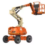 JLG H340AJ Hybrid articulating boom lift.
