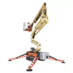 JLG X500AJ Compact Crawler boom lift.