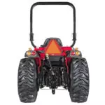 Back of Mahindra 2638 compact utility tractor.