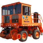 Rail King RK330 G6 railcar mover, cab side.