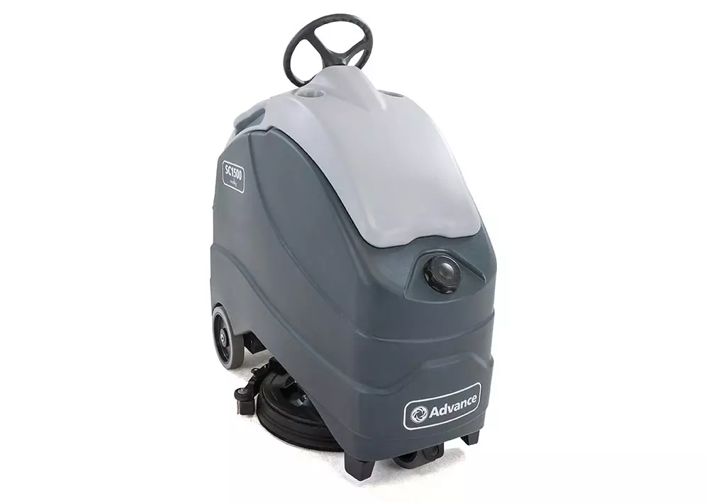 Advance SC1500 rider scrubber.