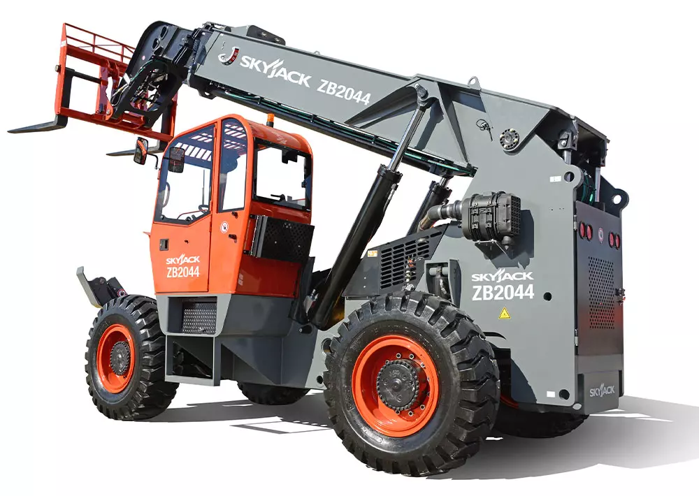 back of Skyjack ZB2044 telehandler.