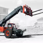 Skyjack SJ1256 THS Telehandler on construction site.