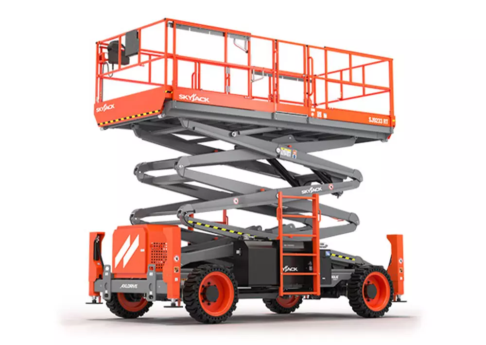 Skyjack SJ9233 RT Scissor Lift.