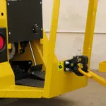 Taylor-Dunn SC-90 and SC-100 100 Stock Chaser utility vehicle's hitch system.