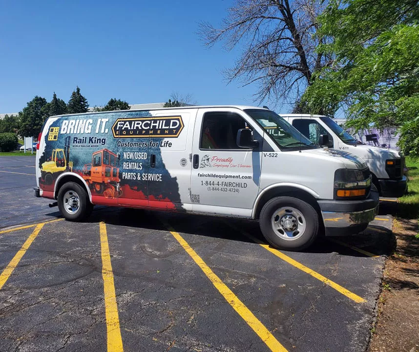 Fairchild Equipment Company Service Road Technician Van.