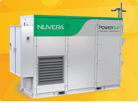 Nuvera SMR Hydrogen fuel power tap