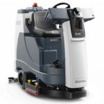 Advance Liberty SC60 autonomous floor cleaner, front angled view.