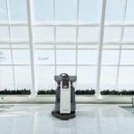 Advance Liberty SC60 autonomous front view: cleaning business floors.