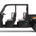 Polaris Commercial PRO XD Full-Size Diesel Crew Utility Vehicle side view without doors.