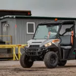 Polaris Commercial PRO XD Full-Size Diesel Utility Vehicle outdoors.