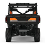 Polaris Commercial PRO XD Full-Size Diesel Crew Utility Vehicle back view.