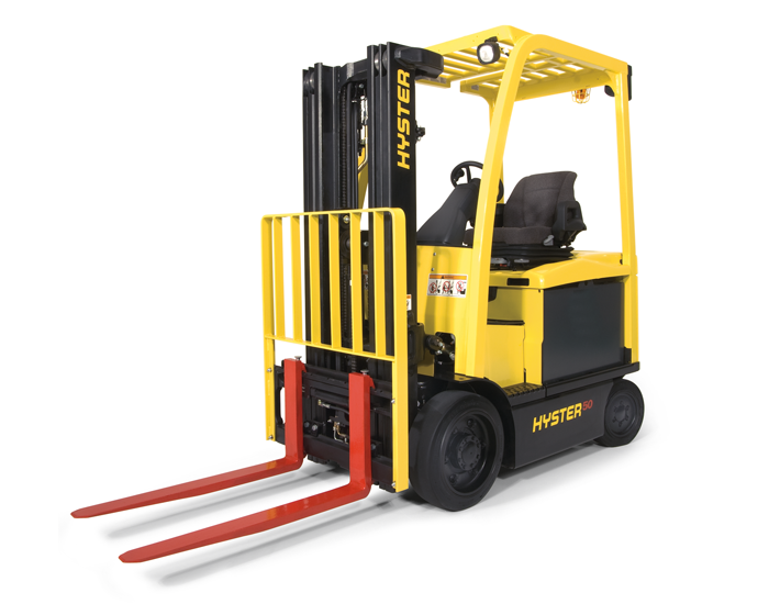 Hyster E45-70XN electric forklift.